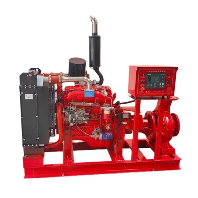 Vészindító dízel{0}}meghajtású tűzoltószivattyú-készlet